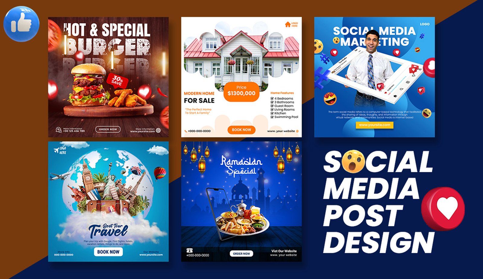 Facebook and Instagram ads service - social media ad design